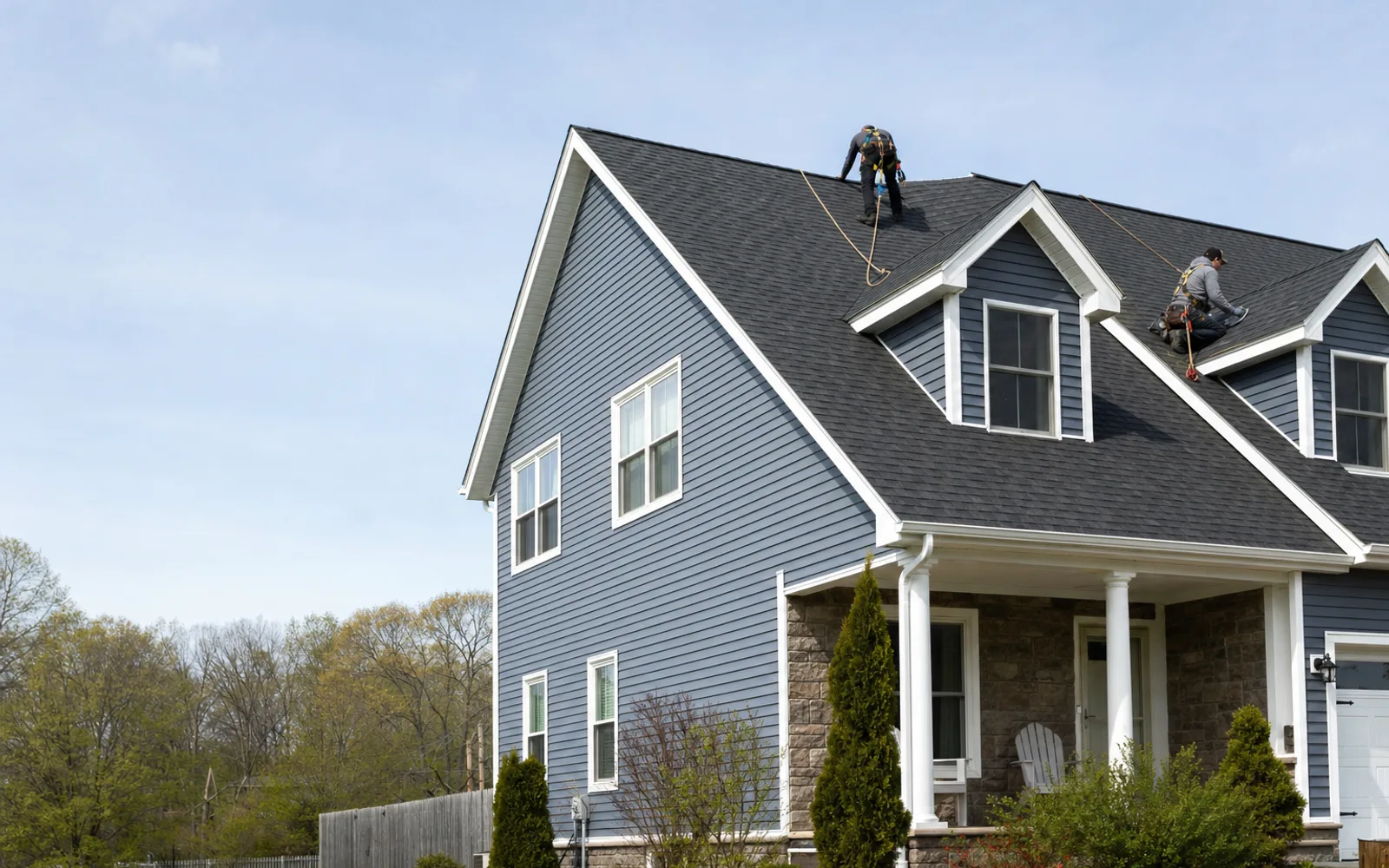 Roofing project example